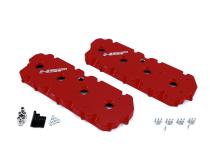 2001-2004 Chevrolet / GMC Billet Valve Covers Flag Red