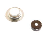 Suspension Shock Absorber Twintube Rear BMW 525i 2007-2004 528i 2010-2008 530i 2007-2004 535i 2010-2008 545i 2005-2004 550i 2010-2006 Eye 22mm Stem Black Paint B4 OE Replacement Bilstein