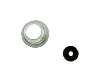 Suspension Shock Absorber Twintube Rear BMW 528i 2016-2011 Eye 17.5mm Stem Black Paint B4 OE Replacement Bilstein