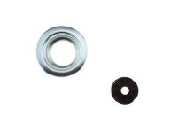 Suspension Shock Absorber Twintube Rear BMW 525i 2007-2004 528i 2010-2008 530i 2007-2004 535i 2010-2008 545i 2005-2004 550i 2010-2006 Eye 15.4mm Stem Black Paint B4 OE Replacement Bilstein