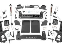6.0 Inch Suspension Lift Kit Strut Spacers Diesel 19-20 GMC 1500 PU 4WD/2WD Rough Country