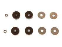 Suspension Shock Absorber Monotube Rear Alfa Romeo Berlina 1974-1969 Duetto 1600 1968-1966 Giulia Sprint 1966-1963 GTA 1965 GT Veloce 1974-1970 Montreal 1974-1972 Spider 1994-1969 Stem Stem Yellow Paint B6 Performance Bilstein