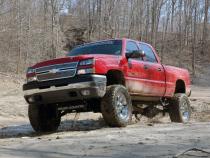 6.0 Inch GM Suspension Lift Kit w/ V2 Shocks 01-10 2500HD 4WD Rough Country