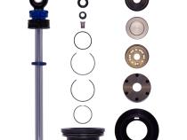 Suspension Shock Absorber XVA-BV 1-Way Adjustable 8 Inch LMSC Rear Monotube Clear Anodized Threaded Body Large Bulb Screw Top (Coilover) XVA Series Bilstein