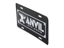 Anvil Off Road License Plate 12 x 6 Inch with High Gloss Graphics on Embossed Aluminum