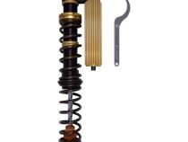 Suspension Shock Absorber and Coil Spring Assembly Monotube Front Left Can-Am Maverick X3 RS Turbo Type III Hard Anodized Black Hawk Powersports Bilstein