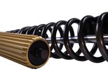 Suspension Shock Absorber and Coil Spring Assembly Monotube Rear Right Can-Am Maverick X3 RS Turbo R Type III Hard Anodized Black Hawk Powersports Bilstein
