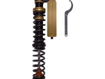 Suspension Shock Absorber and Coil Spring Assembly Monotube Front Left Can-Am Maverick X3 Type III Hard Anodized Black Hawk Powersports Bilstein