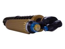 Suspension Shock Absorber and Coil Spring Assembly Monotube Front Left Can-Am Maverick X3 Type III Hard Anodized Black Hawk Powersports Bilstein