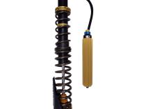 Suspension Shock Absorber and Coil Spring Assembly Monotube Rear Left Can-Am Maverick X3 Max RS Turbo R Type III Hard Anodized Black Hawk Powersports Bilstein