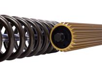 Suspension Shock Absorber and Coil Spring Assembly Monotube Rear Right Can-Am Maverick X3 Max RS Turbo R Type III Hard Anodized Black Hawk Powersports Bilstein
