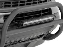 Nudge Bar 20 Inch Black Series w/ White DRL Single Row LED 21-Up Ford Bronco Sport Rough Country
