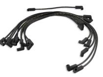 Spark Plug Wire Set- 8MM Super Stock Custom Black Wire Custom Spark Plug Wire Set 500 Ohms/Ft Sprial Core Sbc 1987-1995 V8 ACCEL