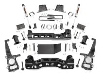 6 Inch Suspension Lift Kit Strut Spacers V2 Monotube Shocks 11-14 F-150 4WD Rough Country