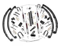 4.5 Inch Jeep X-Series Suspension Lift Kit Power Steering 87-95 4WD Jeep Wrangler YJ Rough Country