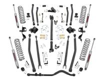 4 Inch Long Arm Suspension Lift Kit w/N3 Shocks 18-20 Wrangler JL 4 Door Rough Country