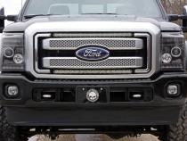 Ford Super Duty 30-inch Black Series Cree LED Grille Kit w/Cool White DRL (Single) Rough Country