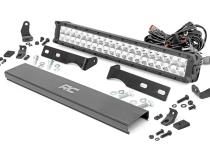 Jeep 20 Inch LED Bumper Kit Chrome Series w/Amber DRL 11-20 WK2 Grand Cherokee Rough Country