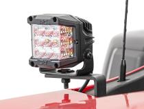 Chevy 2-inch LED Lower Windshield Ditch Kit Black Series w/ Amber DRL For 19-20 Silverado Rough Country