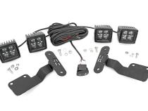 Subaru 2-inch LED Lower Windshield Ditch Kit 14-18 Forester Amber DRL Rough Country