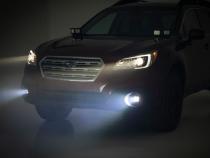 Subaru Led Fog Light Kit Black Series w/Amber DRL For 15-19 Outback Rough Country