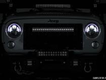 30-inch Cree LED Light Bar Dual Row Chrome Series w/ Cool White DRL Rough Country