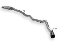 Flow Fx Cat-Back Exhaust System Fits 2020-2025 Jeep Gladiator With 3.6L Engine, 409 Stainless Steel, Single Exit With Black Tip Aggressive To Moderate Sound Flowmaster