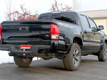 Flow Fx Cat-Back Exhaust System Fits 2016-2023 Tacoma 3.5L, Flow Fx, Stainless Steel, Dual Exit Exhaust System, 2/4 Wheel Drive, All Wheelbases Aggressive To Moderate Sound Flowmaster