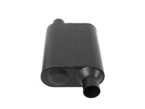 40 Series Chambered Muffler 40 Series Stainless Steel 2.25 Offset In 2.25 Offset Out Aggressive Sound Flowmaster