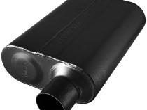 40 Series Chambered Muffler 40 Series Stainless Steel 2.50 Offset In 2.50 Offset Out Aggressive Sound Flowmaster