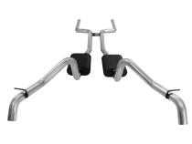 American Thunder Crossmember-Back Exhaust System Fits 1967-1968 Camaro And Firebird With V8 Engine 2.50 Inch Stainless Steel Aggressive To Moderate Sound Flowmaster