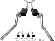 American Thunder Crossmember-Back Exhaust System Fits 1964-1967 GM A-Body 3.00-Inch Stainless Steel System With V8 Engine Aggressive Sound Flowmaster