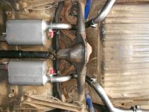American Thunder Crossmember-Back Exhaust System Fits 1968-1972 GM A-Bodies With V8 Engine 2.50-Inch Stainless Steel Pipes Aggressive Sound Flowmaster