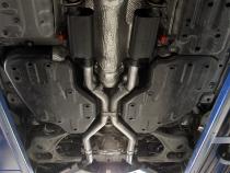 Force Ii Cat-Back Exhaust System Fits 2011-2021 Jeep Grand Cherokee 3.6, 5.7-Liter, Force Ii Cat-Back 2.5 Inch Stainless Steel Exhaust System, Dual Out Rear Exit Flowmaster