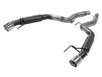 Outlaw Axle-Back Exhaust System Fits 2015-2023 Ford Mustang With The 2.3L Ecoboost Or 3.7L Engine Aggressive Sound Flowmaster
