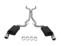 American Thunder Cat-Back Exhaust System Fits 2015-2017 Ford Mustang Gt 5.0L Coupe, 3.0-Inch Stainless Steel Aggressive To Moderate Sound Flowmaster