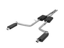 American Thunder Cat-Back Exhaust System 2015-2023 Dodge Charger Se, Sxt &amp;amp; Chrysler 300S With 3.6L Engine Fits 2Wd And Awd Models With Rectangular Exhaust Bezels Aggressive To Moderate Sound Flowmaster