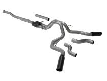 Outlaw Cat-Back Exhaust System Fits 2021-2025 Ford F-150 2.7L, 3.5L, 5.0L, 3.0 Inch Outlaw Dual Exit Stainless Steel Cat-Back Exhaust System Flowmaster