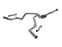 Outlaw Cat-Back Exhaust System Fits 2020-2026 Silverado/Sierra 2500Hd/3500Hd 6.6L Gas V8, Outlaw Series, 3.50 Inch To Dual 3.00 Inch Cat-Back, Dual Rear Exit, Stainless Steel Exhaust System Flowmaster