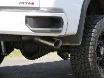 Outlaw Cat-Back Exhaust System Fits 2020-2026 Silverado/Sierra 2500Hd/3500Hd 6.6L Gas V8, Outlaw Series, 3.50 Inch To Dual 3.00 Inch Cat-Back, Dual Rear Exit, Stainless Steel Exhaust System Flowmaster