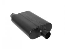 Super 44 Series Chambered Muffler Super 44 Series Stainless Steel 2.25 Offset In 2.25 Center Out Aggressive Sound Flowmaster
