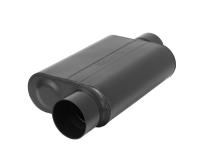 40 Series Delta Force Race Muffler 40 Series Race Muffler 409SS 3.50 Offset In 3.50 Center Out -Aggressive Sound Flowmaster