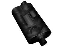 Super 50 Series Chambered Muffler Super 50 Stainless Steel 2.25 Dual In 3.00 Center Out Mild Sound Flowmaster