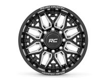 86 Series Wheel One-Piece Gloss Black 20x10 6x135 -19mm Rough Country