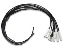 Spark Plug Wire Set Universal 180 Deg White Ceramic Boots These Ceramic Boot Spiral Core Universal Fit Spark Plug Wire Sets Have Straight 180 Degree Boots ACCEL