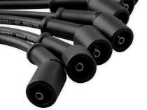 Spark Plug Wire Set Extreme 9000 Ceramic Boot Ls Terminals Ls3/Ls4/Ls7 Black Custom Fit Extreme Heat Black Ceramic Boot Ferro Spiral Core Spark Plug Wire Set ACCEL