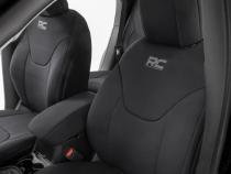 Seat Covers Front Row and Rear Row Bench Jeep Cherokee KL 2WD/4WD (14-22) Rough Country