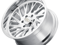 Cast Aluminum Wheels Purge 9114 PO 24x14 Milled Spokes Polished Silver 6 On 135 Bolt Pattern -76 Offset Cali Offroad Wheels
