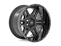 92 Series Wheel Machined One-Piece Gloss Black 20x12 8x170 -44mm Rough Country