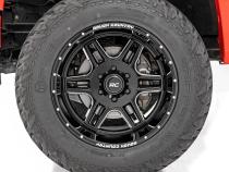 92 Series Wheel Machined One-Piece Gloss Black 20x12 8x170 -44mm Rough Country